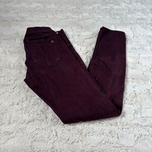 Rag & Bone Women's Size 27 Purple Skinny Jeans